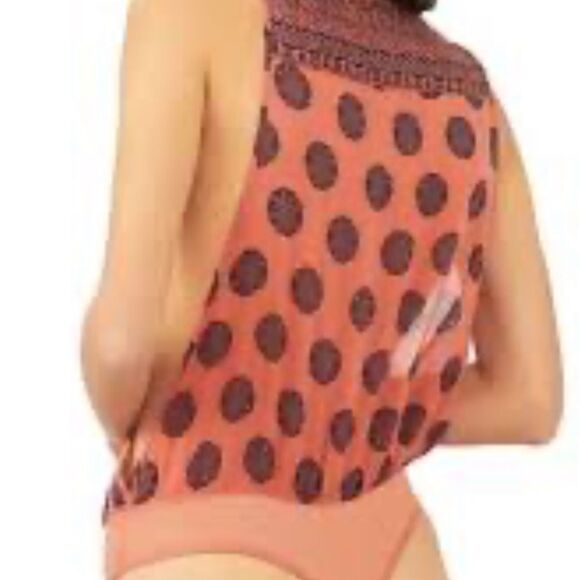 FREE PEOPLE INTIMATELY BODYSUIT SIZE SMALL SOUL OF THE SUN BOHEMIAN STYLE NWT - Picture 4 of 5